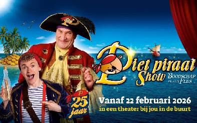 Piet Piraat keert terug in de theaters
