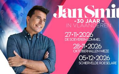 Jan Smit kondigt jubileumtour ‘30 jaar in Vlaanderen’ aan