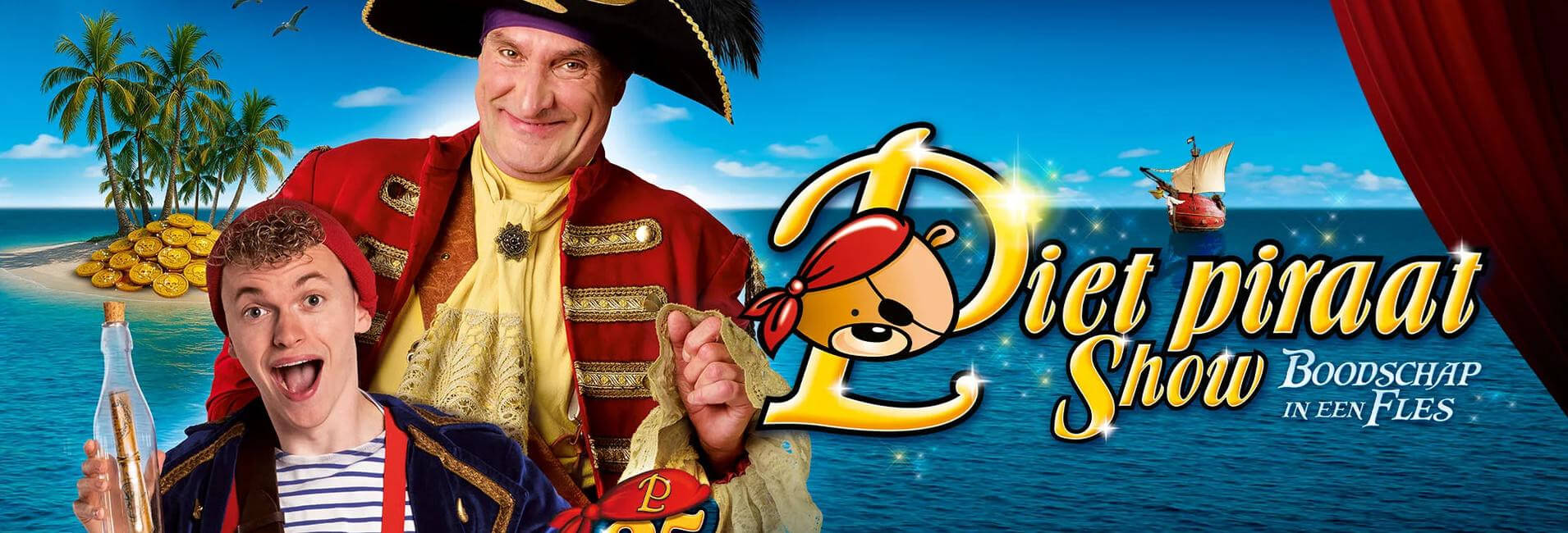 Piet Piraat Show: Boodschap in een Fles