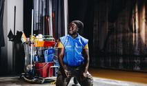 De poetsman
