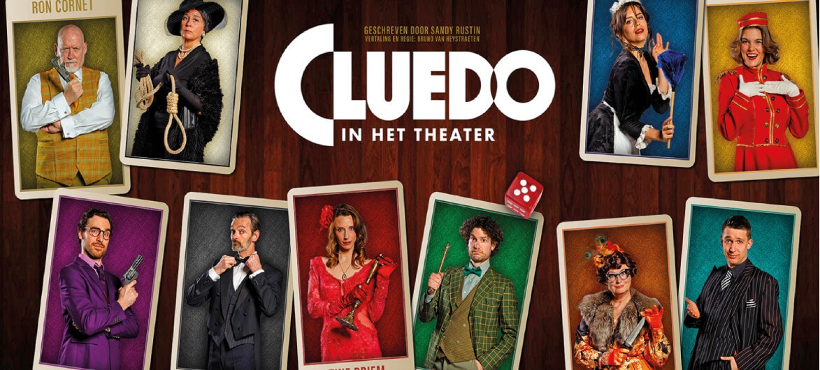 Afbeelding ter illustratie bij nieuwsbericht Wegens succes: extra voorstelling Cluedo in het theater.