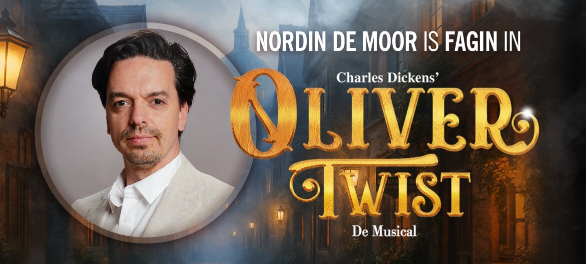 Afbeelding ter illustratie bij nieuwsbericht Nordin De Moor in musical Oliver Twist.