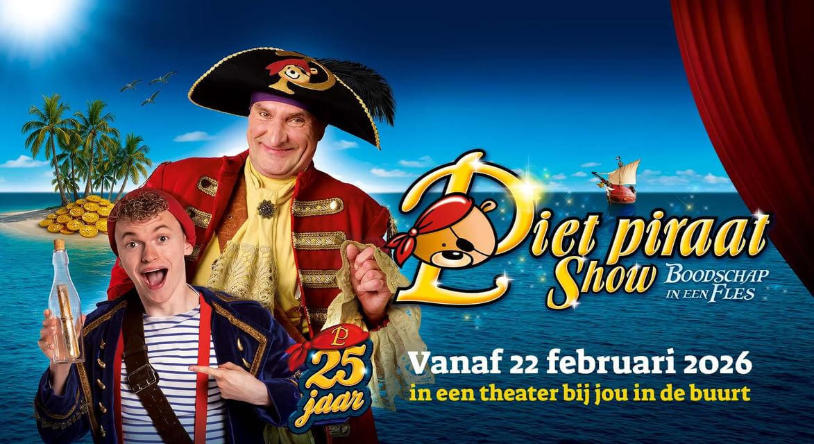Foto 1 van de voorstelling Piet Piraat Show: Boodschap in een Fles