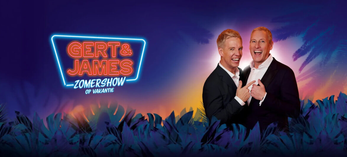 Afbeelding ter illustratie bij nieuwsbericht Gert Verhulst en James Cooke presenteren nieuwe Zomershow!.