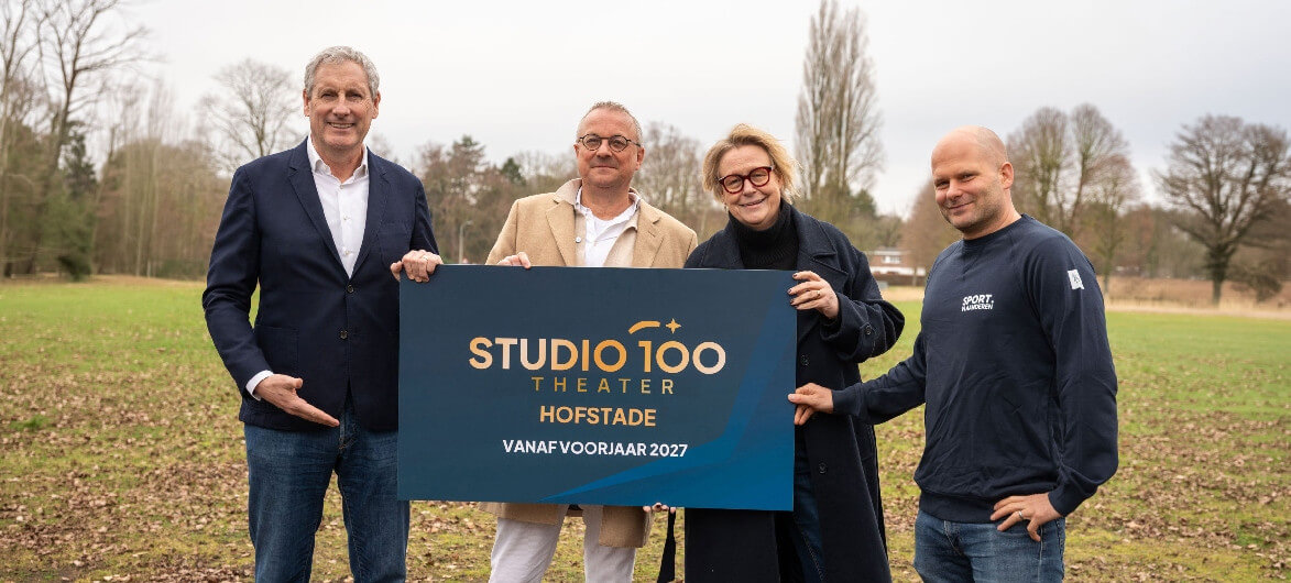 Afbeelding ter illustratie bij nieuwsbericht Studio 100 wil nieuw theater bouwen in Hofstade.