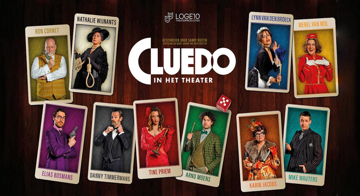 Foto van de voorstelling Cluedo in het theater in 