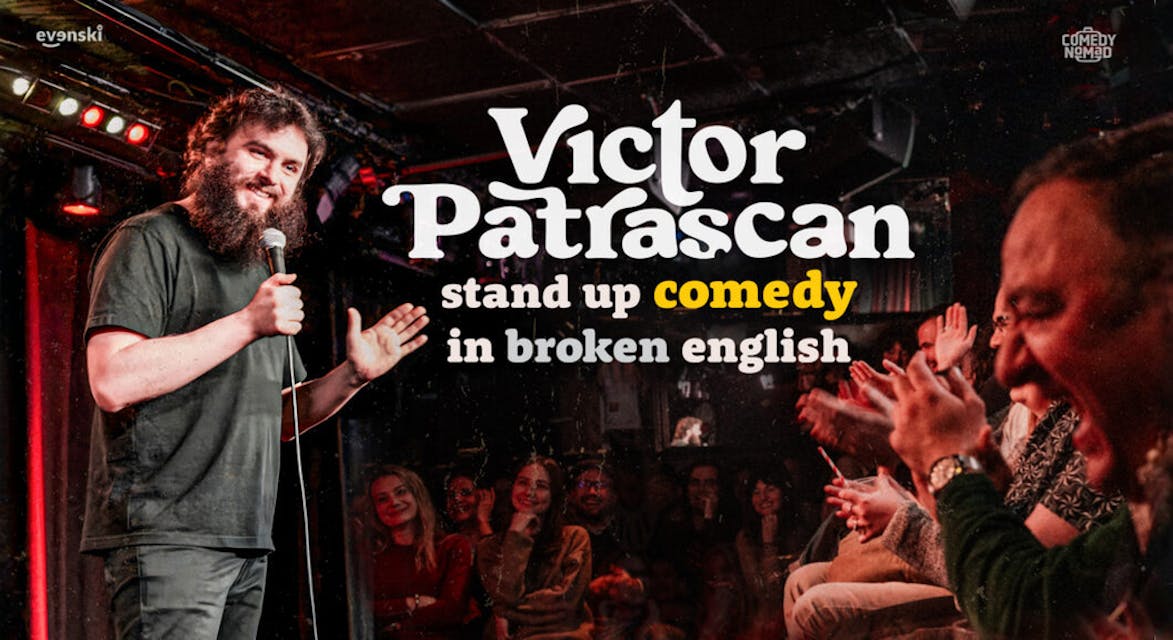 Afbeelding 1 bij recensie over Victor Pãtrãşcan - Stand-Up Comedy in Broken English